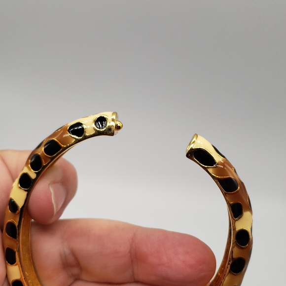KJL Leopard print enamel bracelet 2006 - Picture 12 of 13
